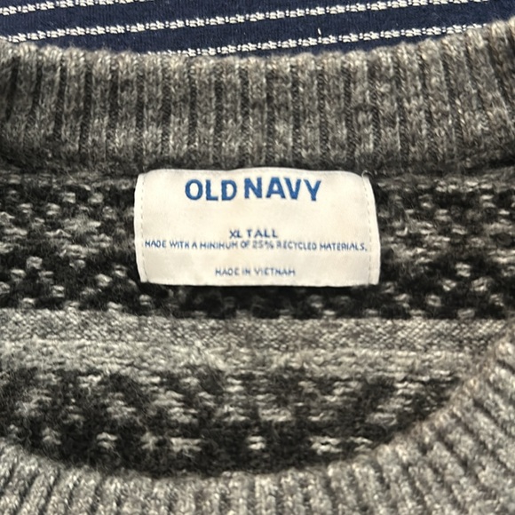 Old Navy Fair Isle style sweater - XL Tall - Picture 2 of 2